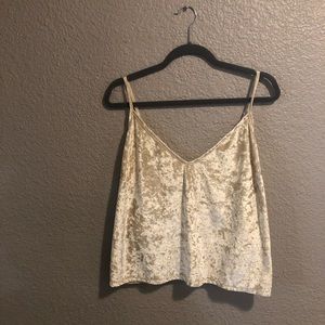 Forever 21 velvet blouse
